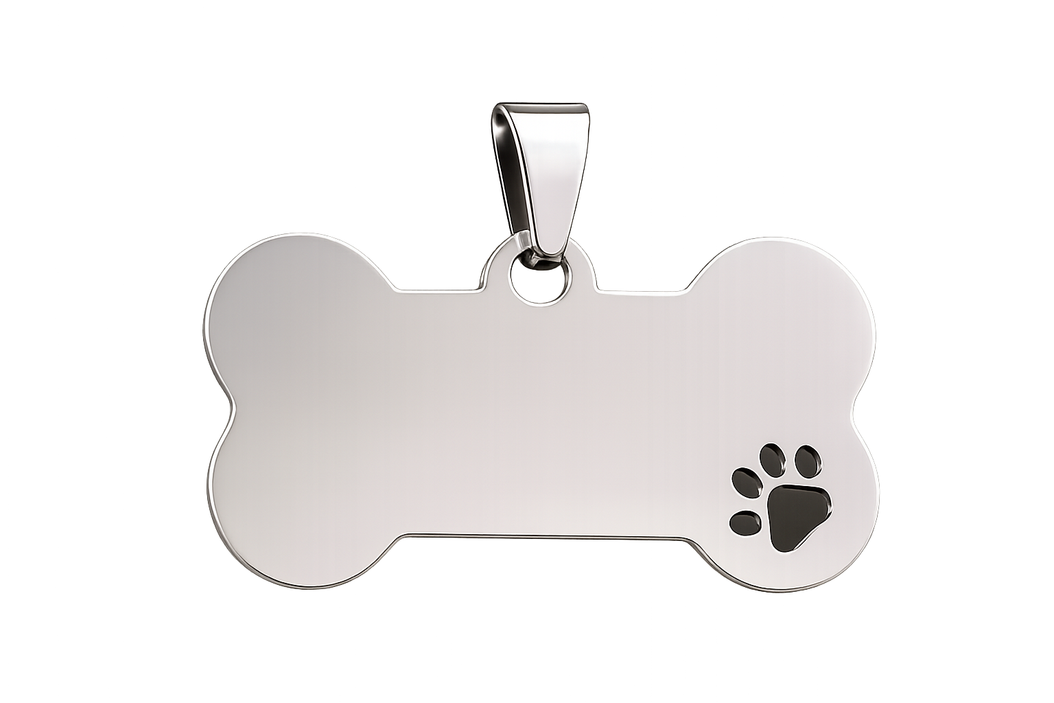 Gravurvorschau Hundemarke in Knochenform